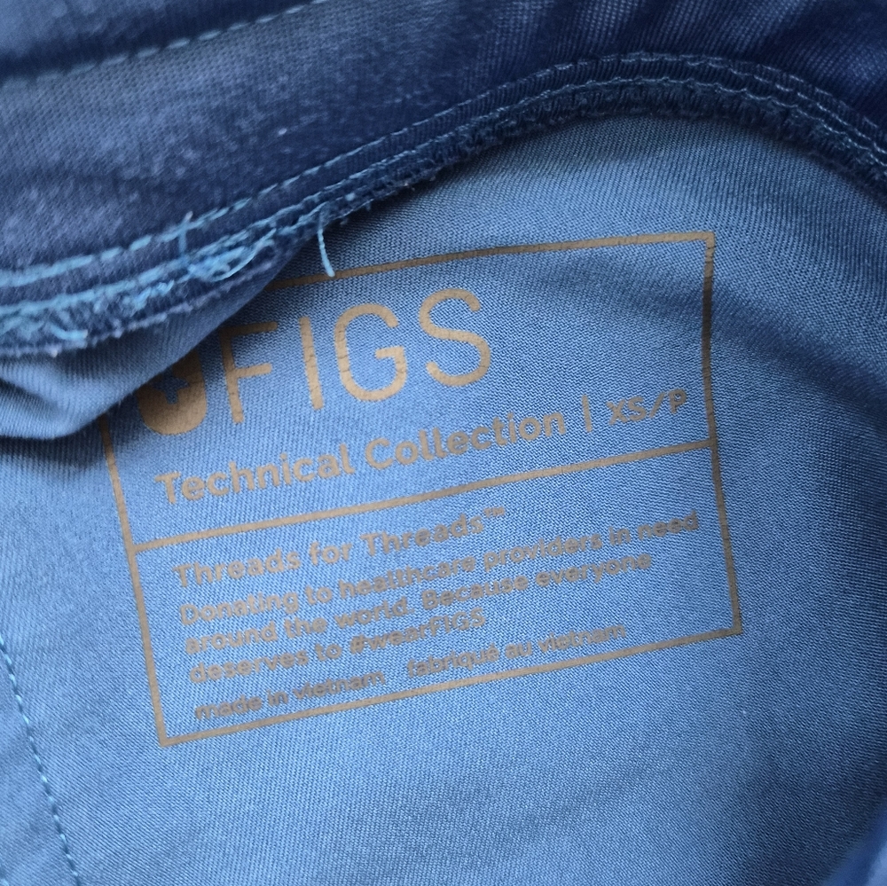 Figs Blue Zamora Jogger Pants XS - Picture 3 of 4